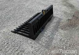 76in. Skid Steer Skeleton Bucket Low Side