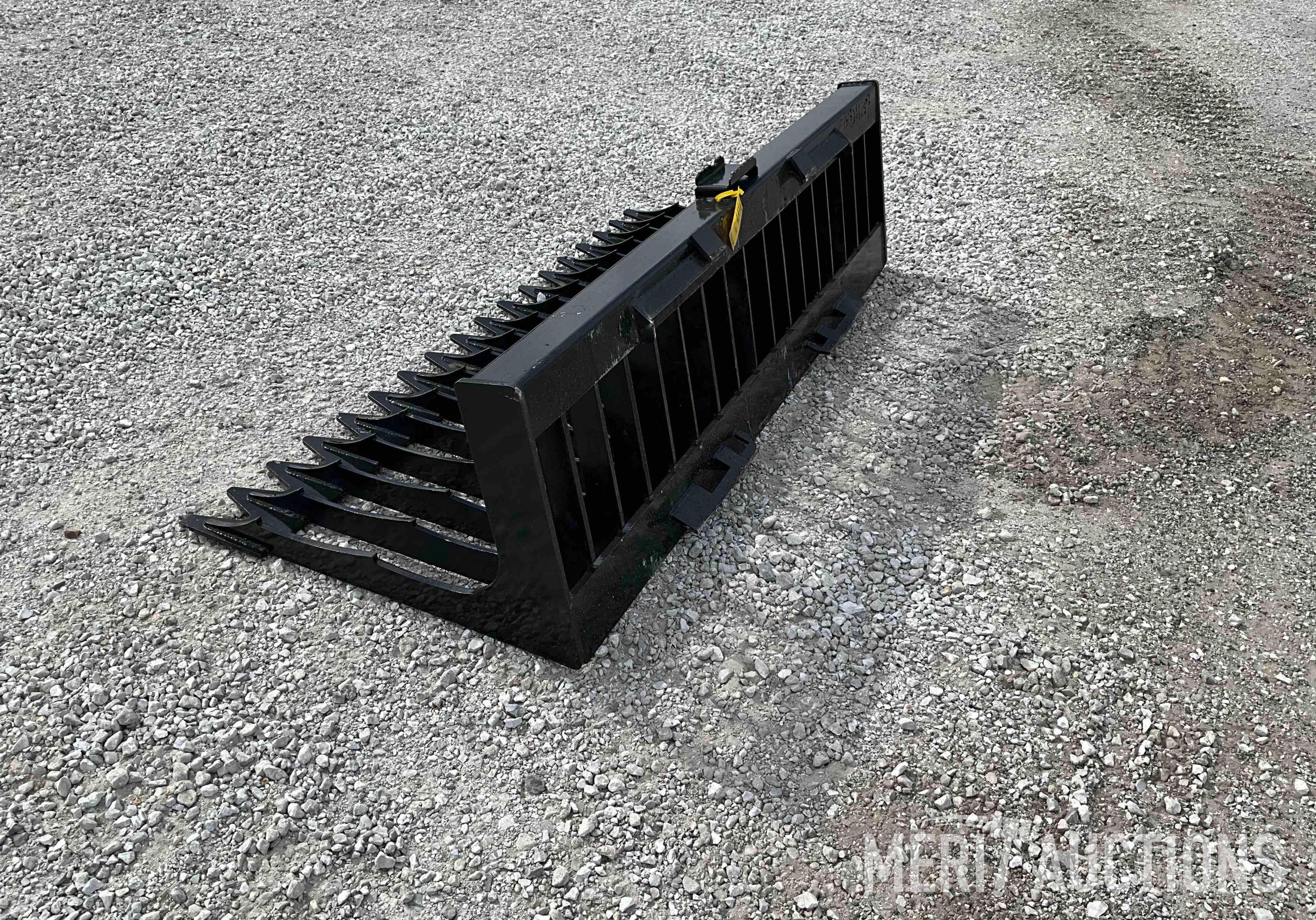 76in. Skid Steer Skeleton Bucket Low Side