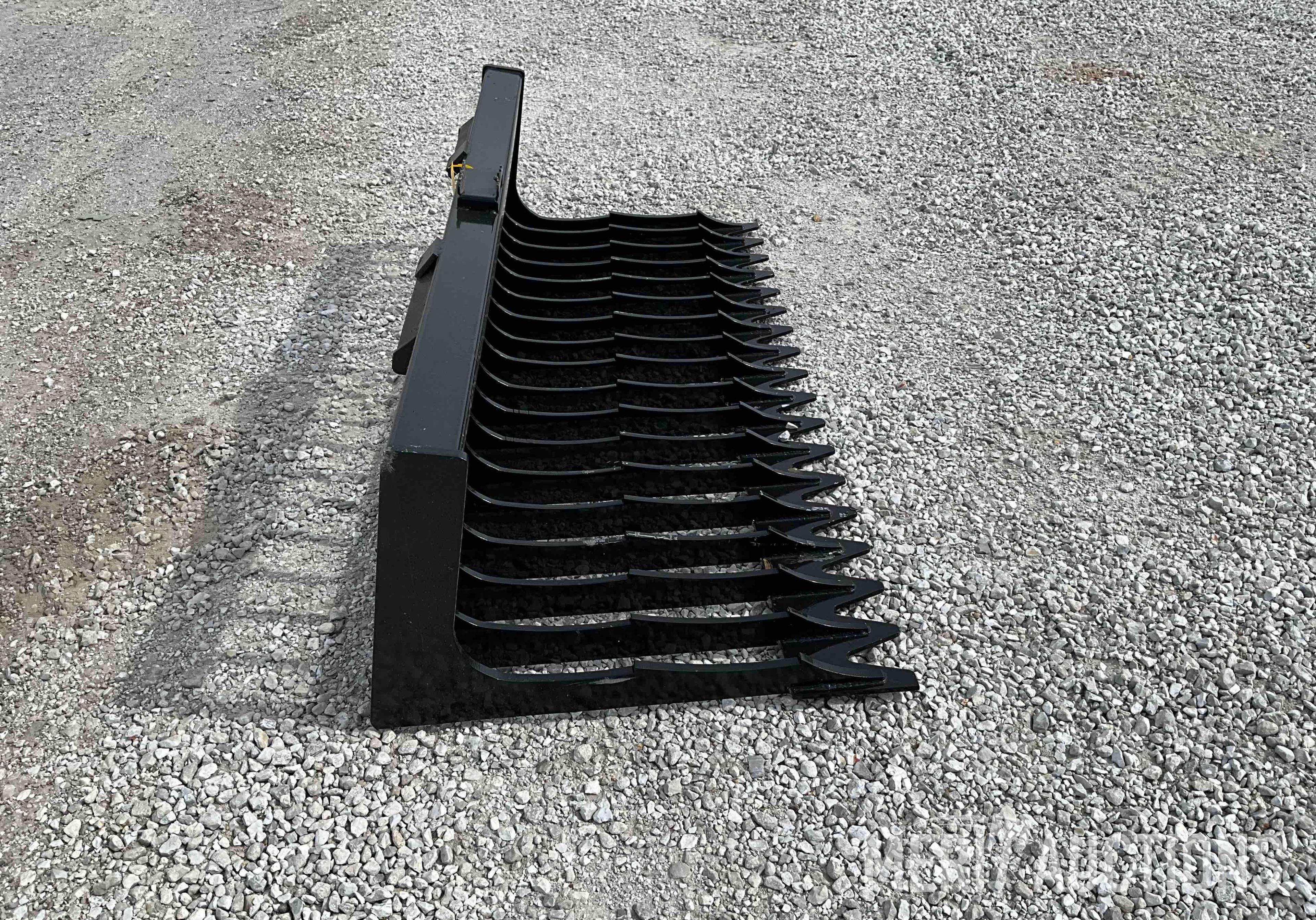 76in. Skid Steer Skeleton Bucket Low Side