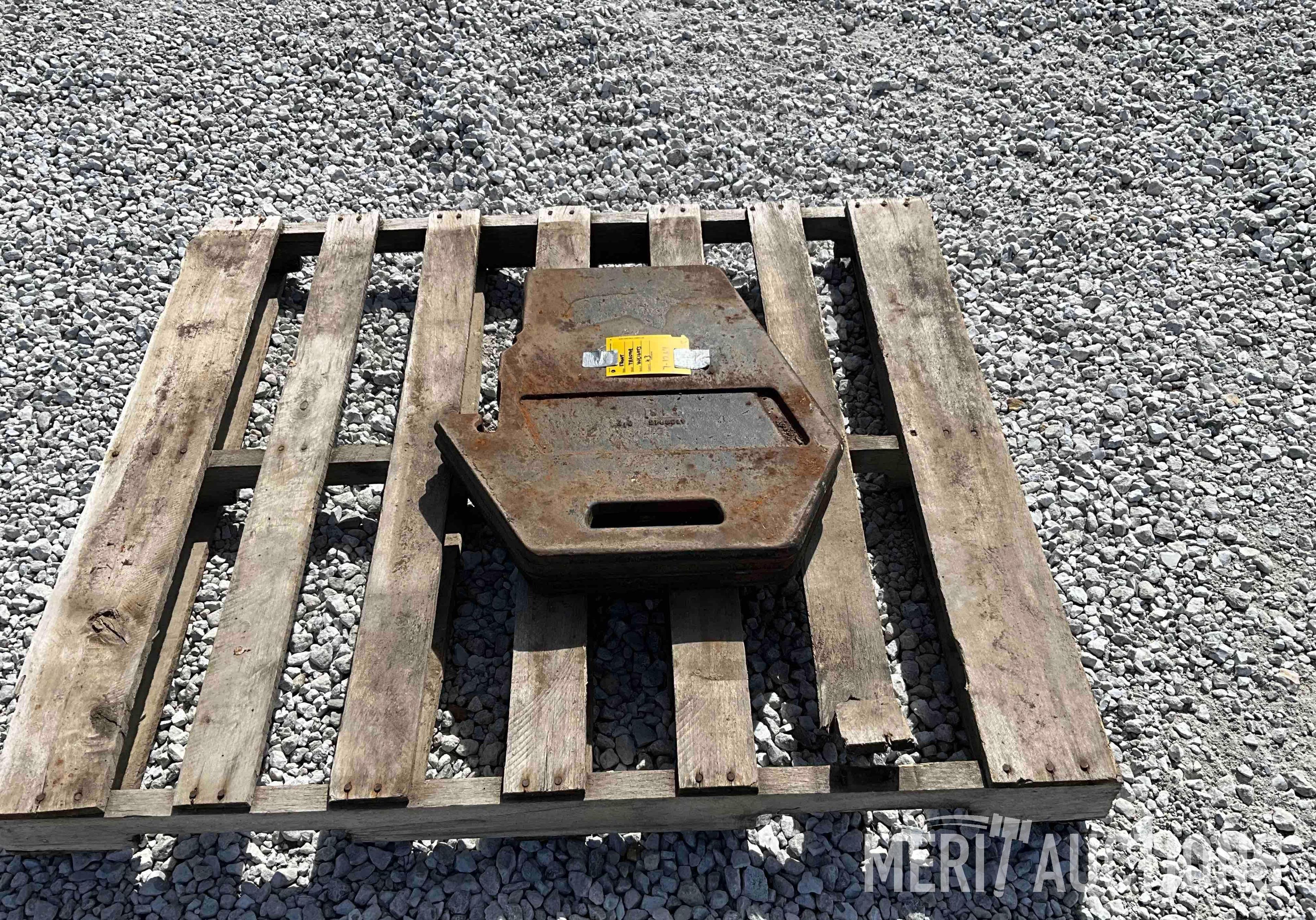 (3) Front Tractor Weights