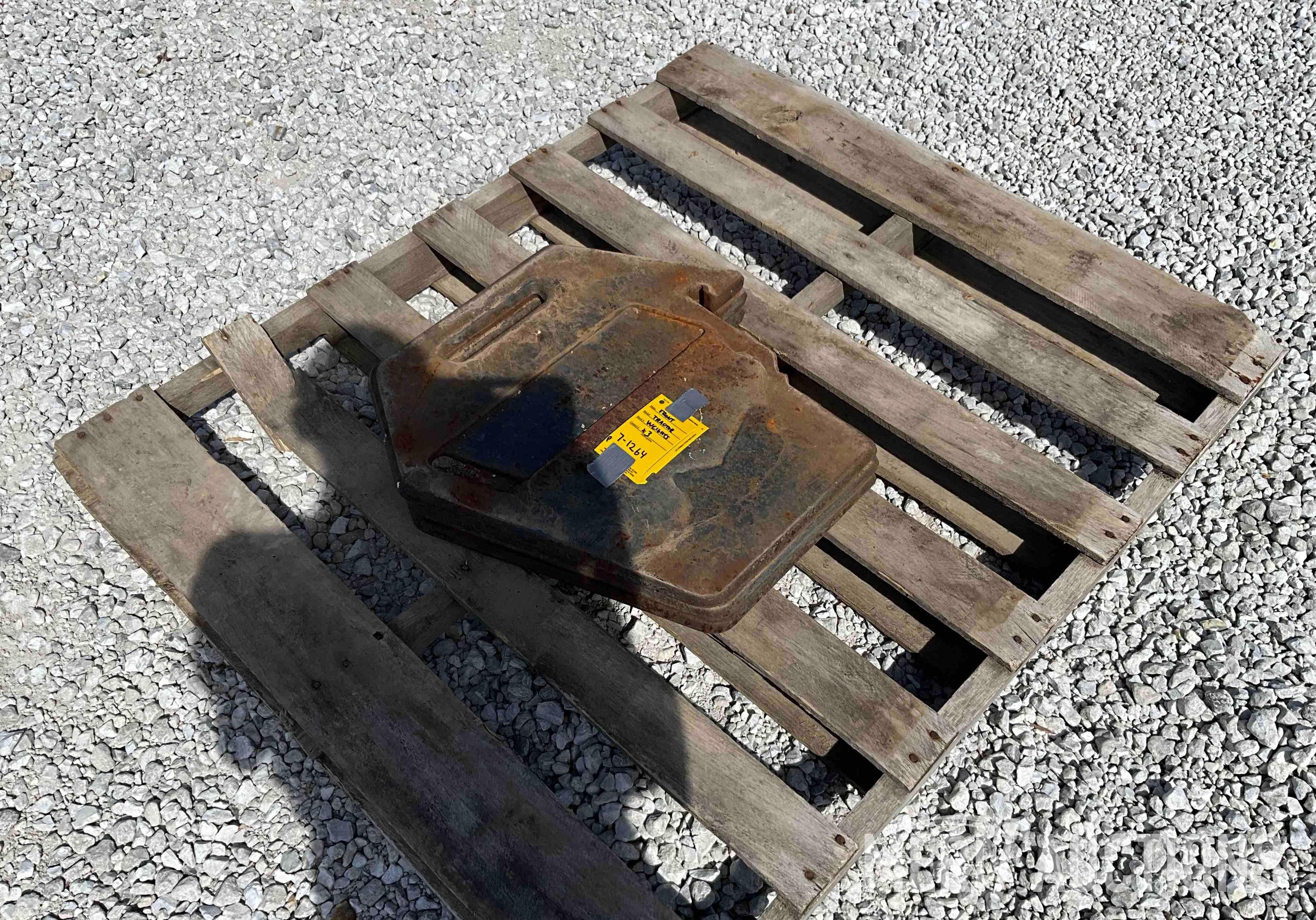 (3) Front Tractor Weights