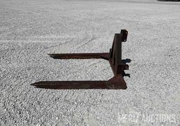 Shop Built 3pt. 2 Prong Bale Mover
