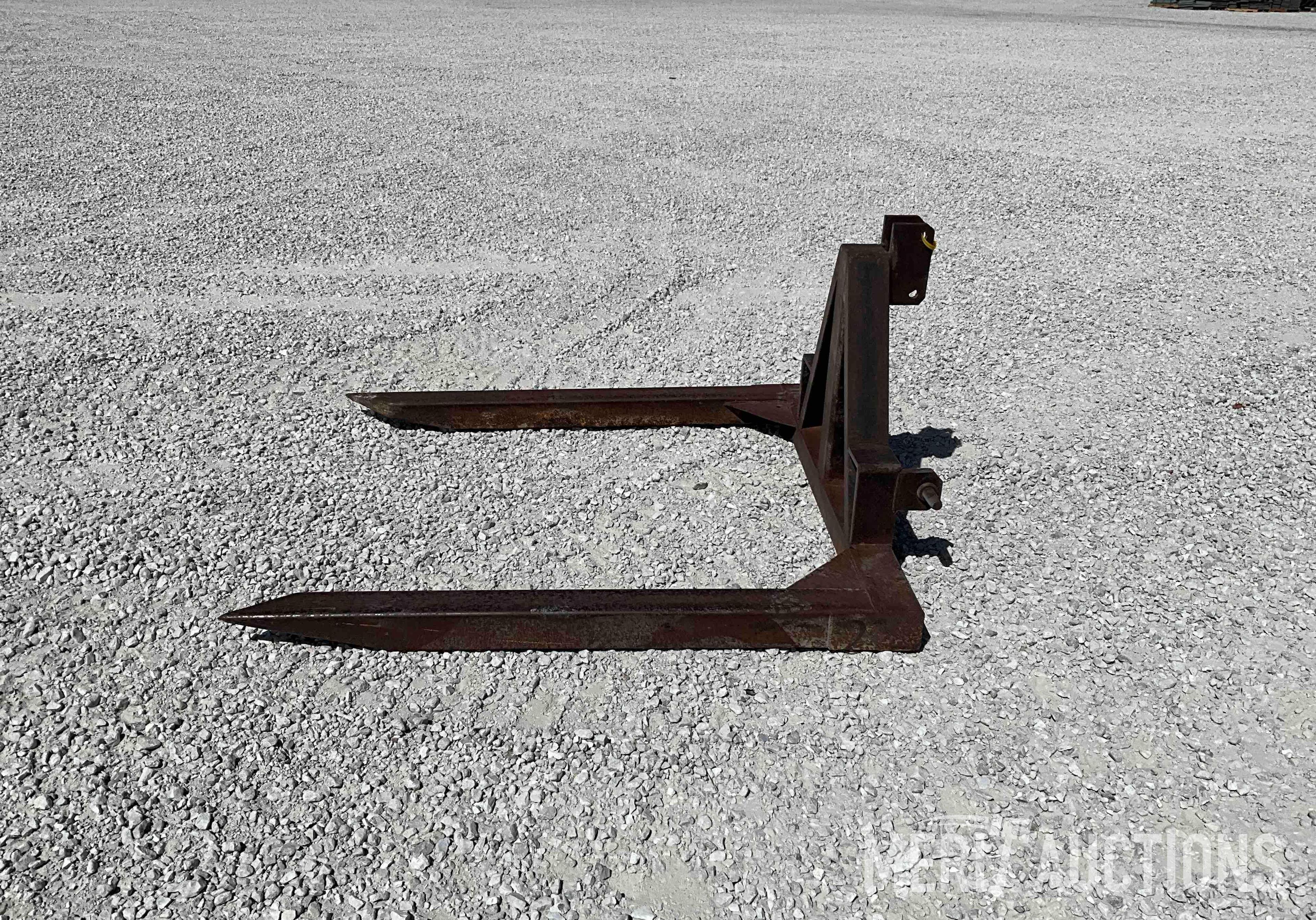 Shop Built 3pt. 2 Prong Bale Mover