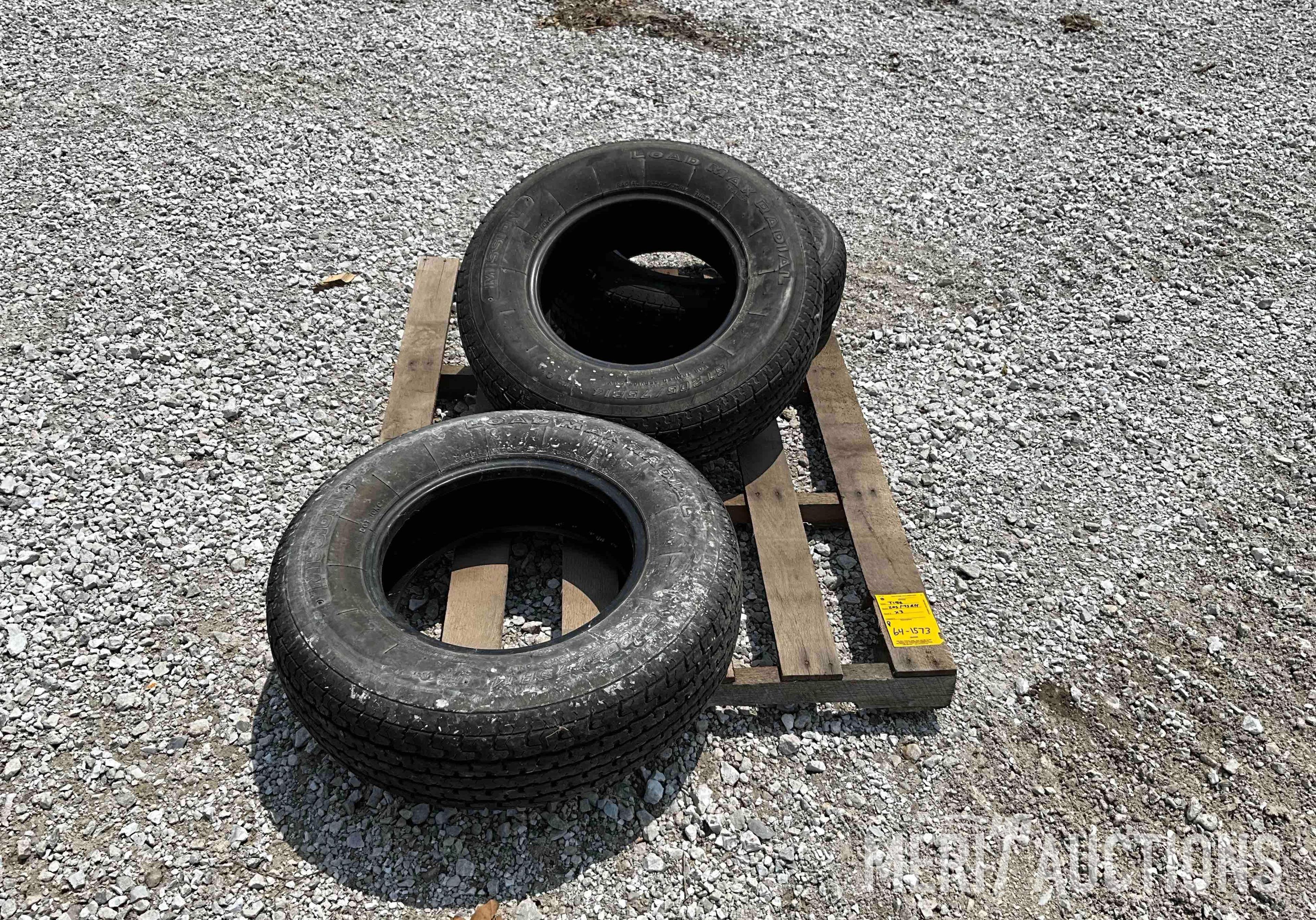 (3) 205/75-14 Tires