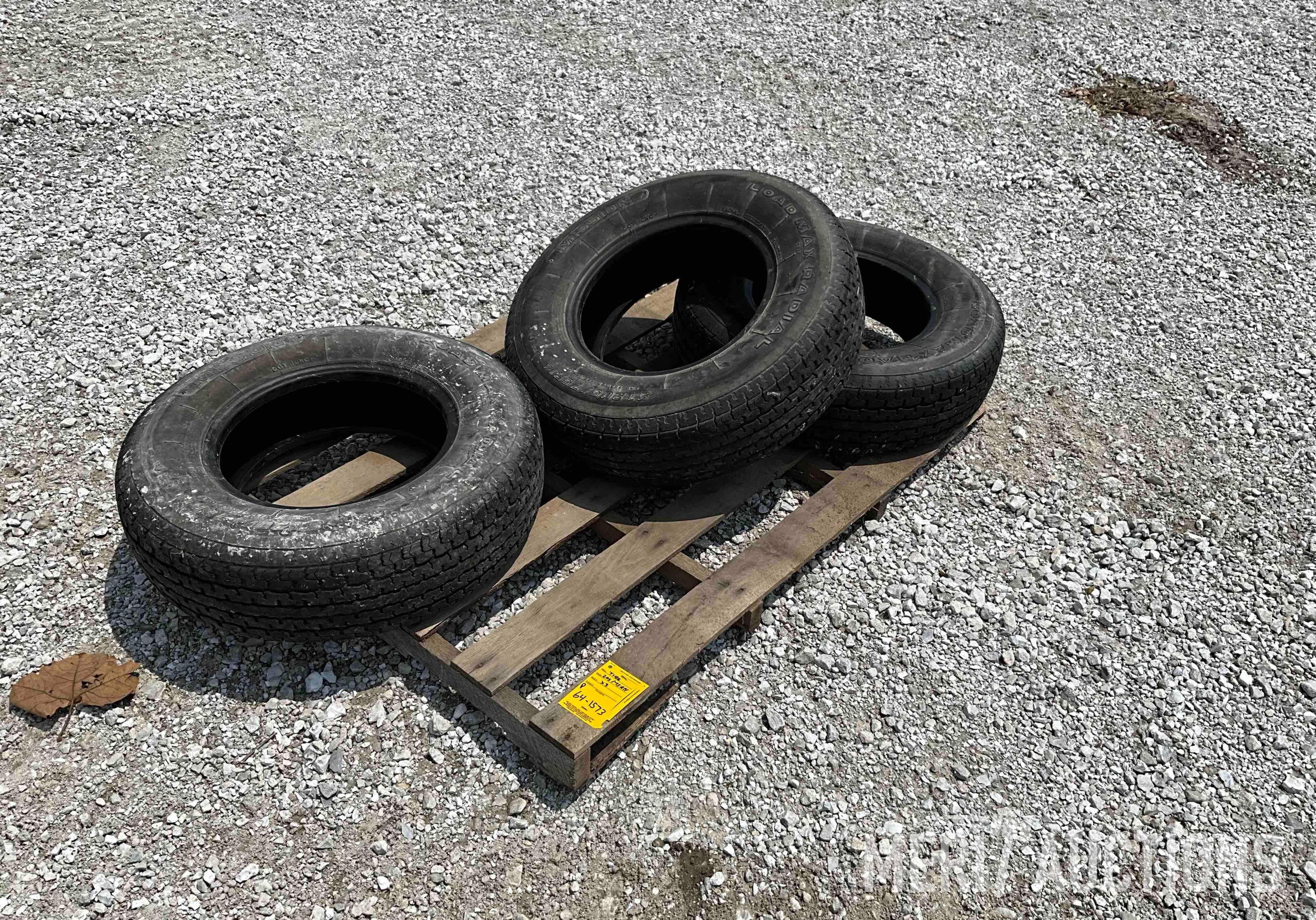 (3) 205/75-14 Tires
