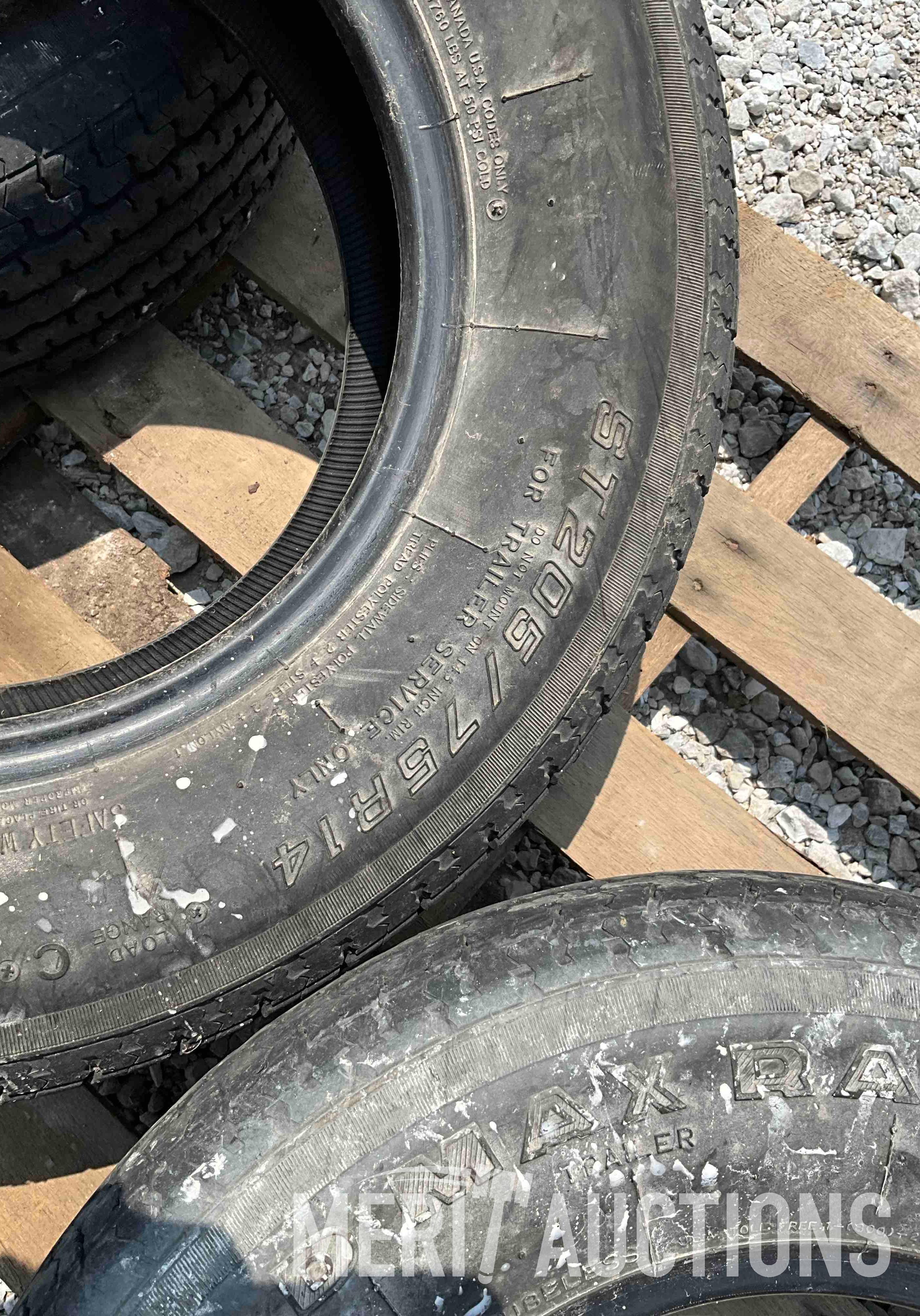 (3) 205/75-14 Tires