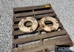 (2) Tractor Rear Wheel Weights