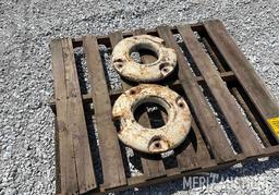 (2) Tractor Rear Wheel Weights