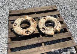 (2) Tractor Rear Wheel Weights