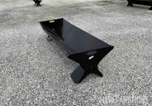 KC 28in.x90in. Metal V Bottom Feed Bunk