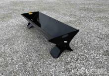 KC 28in.x90in. Metal V Bottom Feed Bunk