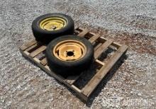 Set of (2) 4 Bolt Rims and Tires