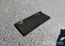 Blank Skid Steer Plate