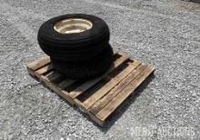 Set of (2) 11-15 Uni-Lug Rims and Tires