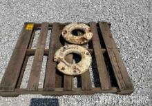 (2) Tractor Rear Wheel Weights