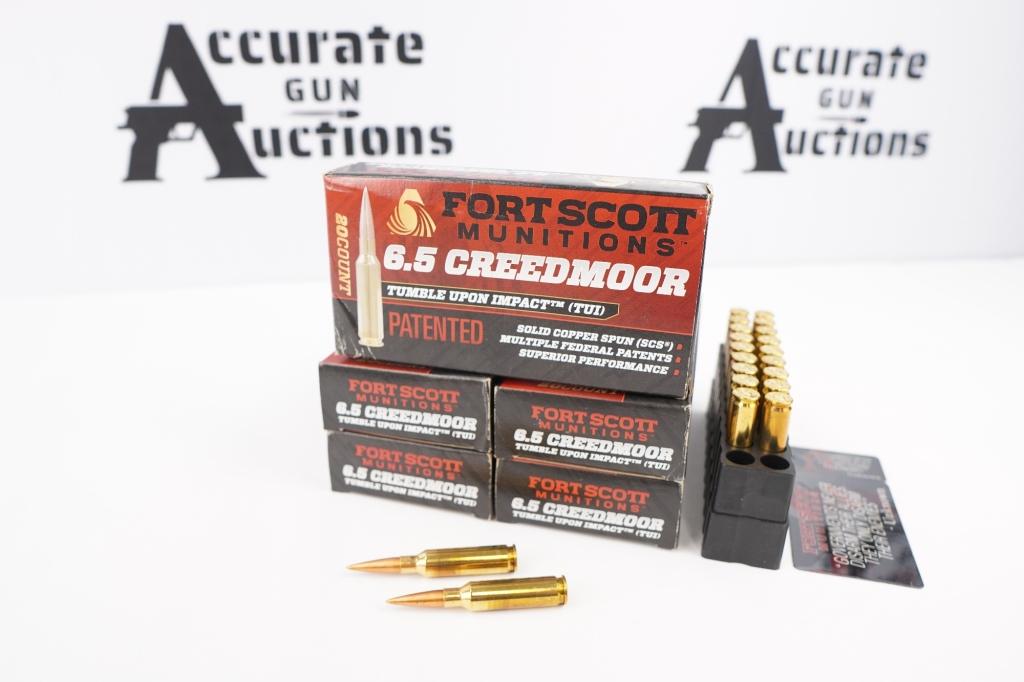 Fort Scott Munitions  100 Rounds 6.5 Creedmoor