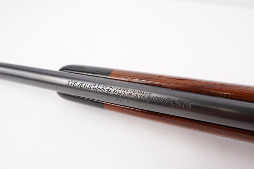 J. STEVENS ARMS COMPANY 53 B .22 SHORT, LONG, LONG RIFLE