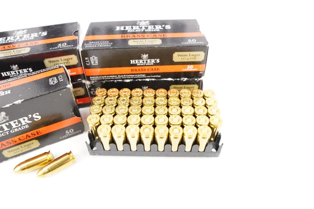 Herter's  250 Rounds 9mm