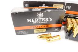 Herter's  250 Rounds 9mm
