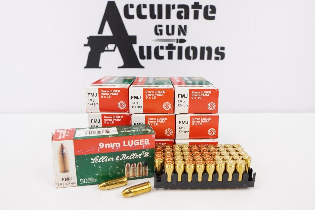 Sellier & Bellot 500 Rounds 9mm