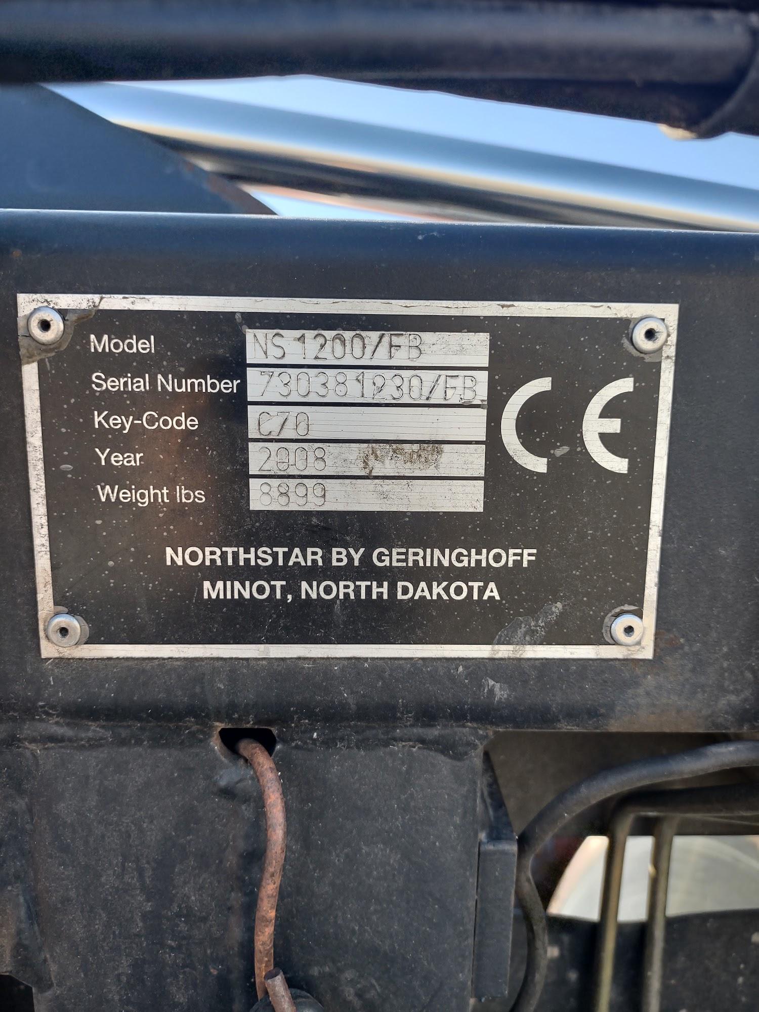 GeringHoff Nodel NS1200 corn head