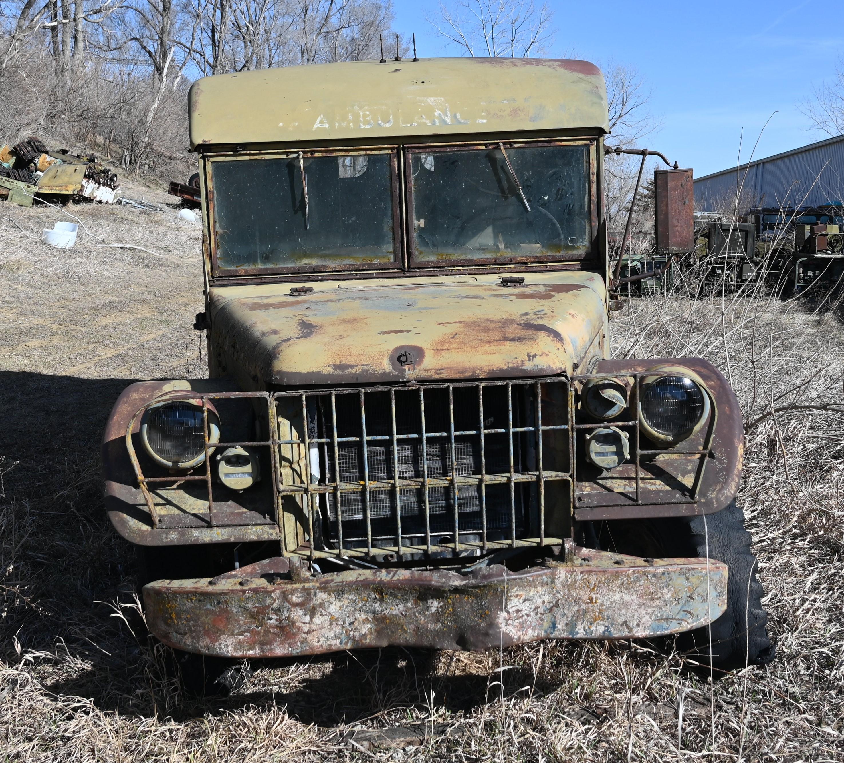 Korean Era Dodge M43 AMbulance Vehicle