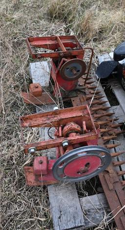 David Bradley Tractors with attachments