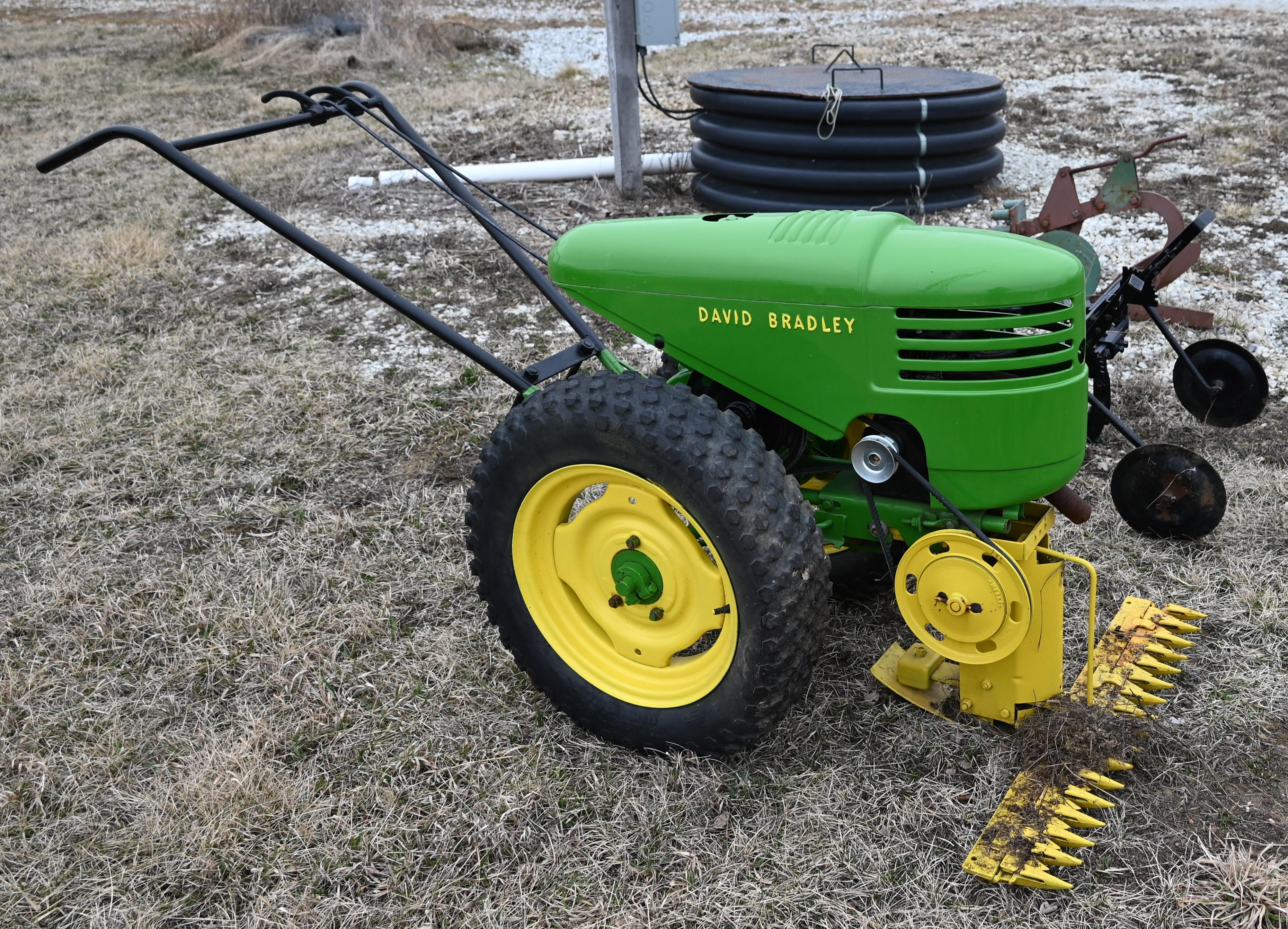 David Bradley Tractors with attachments