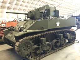 1943 WWII M5A1 Stuart Tank sn 3871