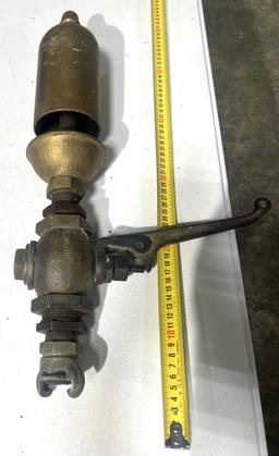 Antique Lunkenheimer Brass Bronze Train Steam Engine Steam Whistle 13”