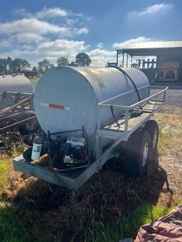 500 GALLON FUEL TANK TRAILER