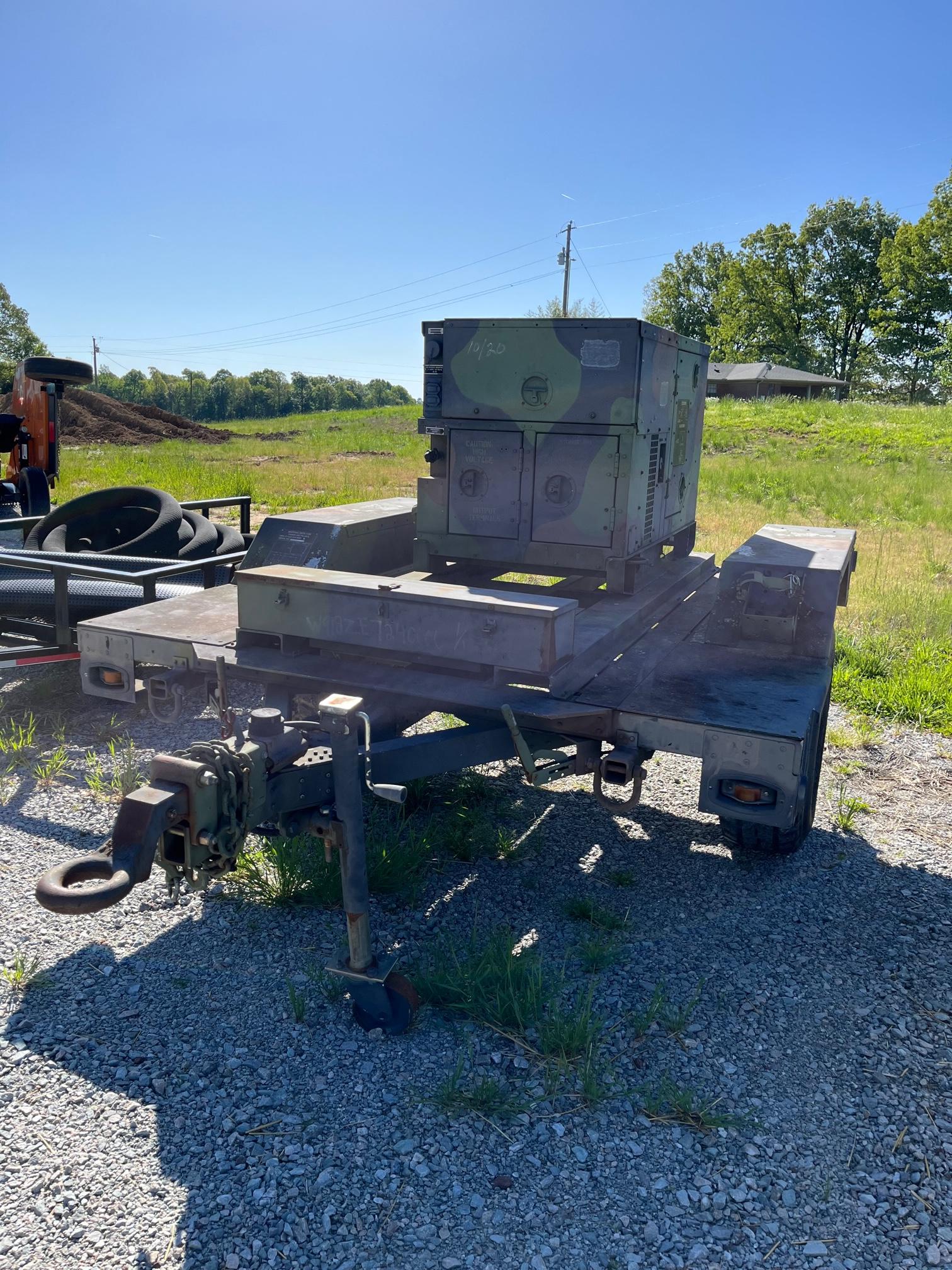 MILITARY GENERATOR AND MILITARY TRAILER