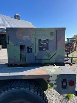 MILITARY GENERATOR AND MILITARY TRAILER