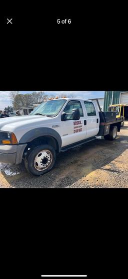 2005 F450 CREW CAB FLATBED