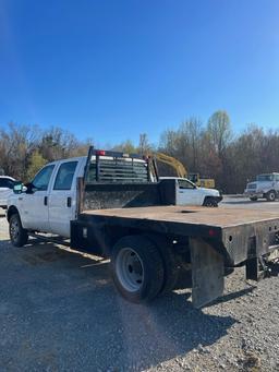 2000 FORD F550 FLATBED CREW CAB 7.3L DIESEL VIN:1FDAW56FXYEC25483