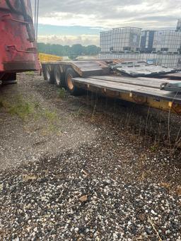 1980 ROGERS CROUCHER 45 TON TRIPLE AXLE LOWBOY TRAILER