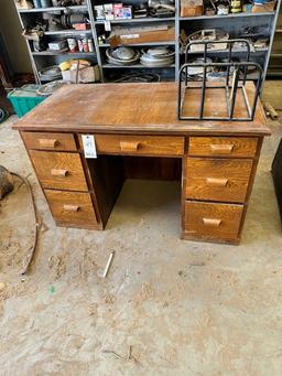 WOODEN OFFICE DESK