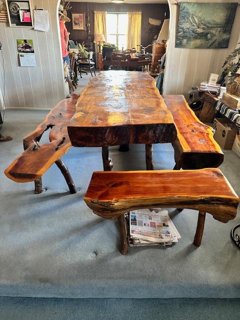 HAND MADE PINE WOOD DINING TABLE