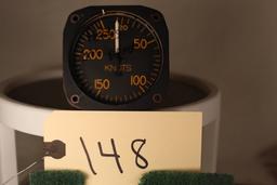 AeroSonic indicated airspeed indicator PN S 25-KILR1