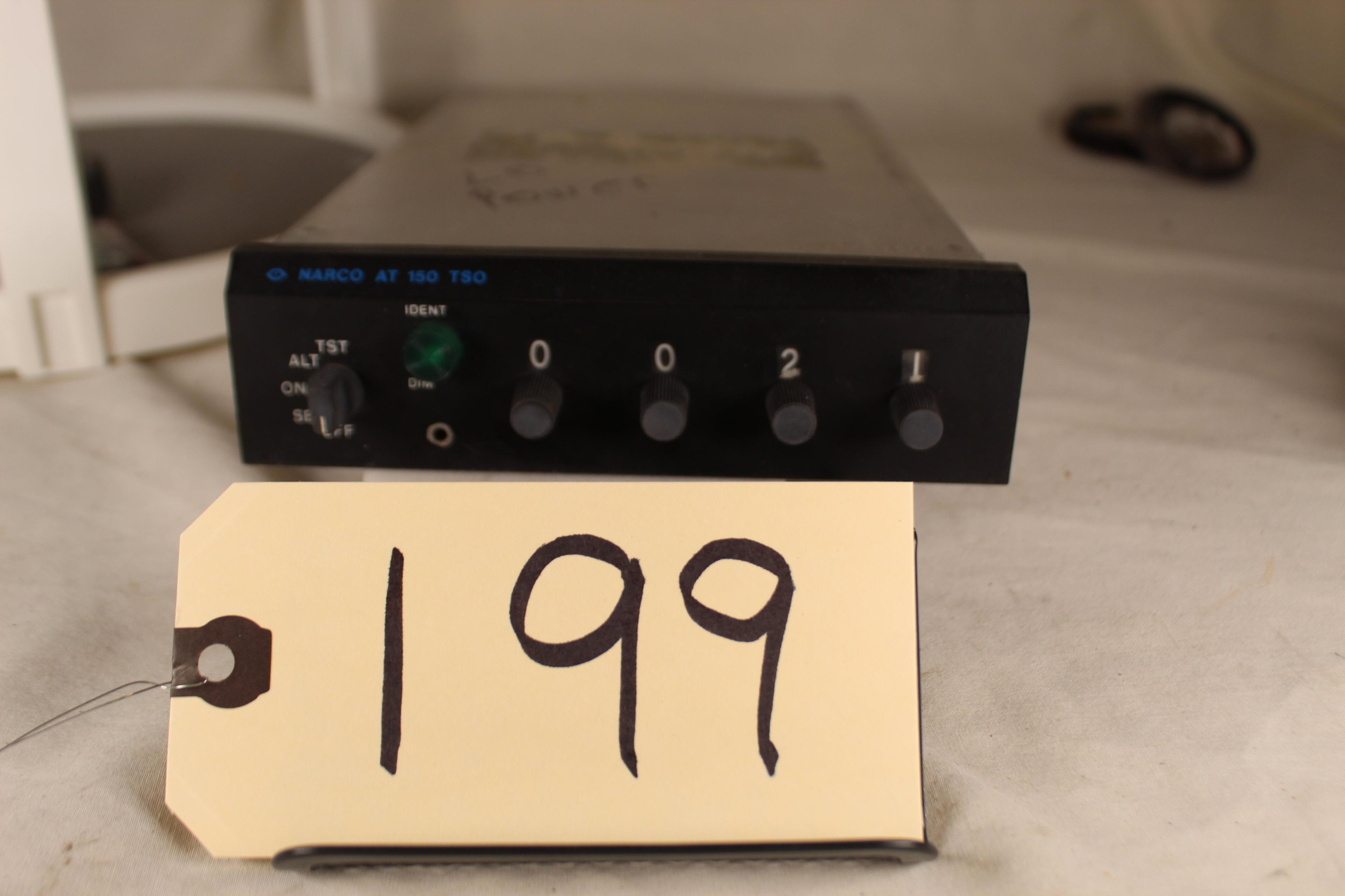Narco AT 150 transponder TSO low-power out