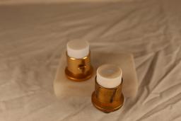 Lot of 2 Bird electronics Watt meter slugs 100 W 25 – 60 MHZ/500 W 25-1000 MHZ