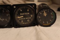 Lot of 3 pressure/suction/RPM indicators