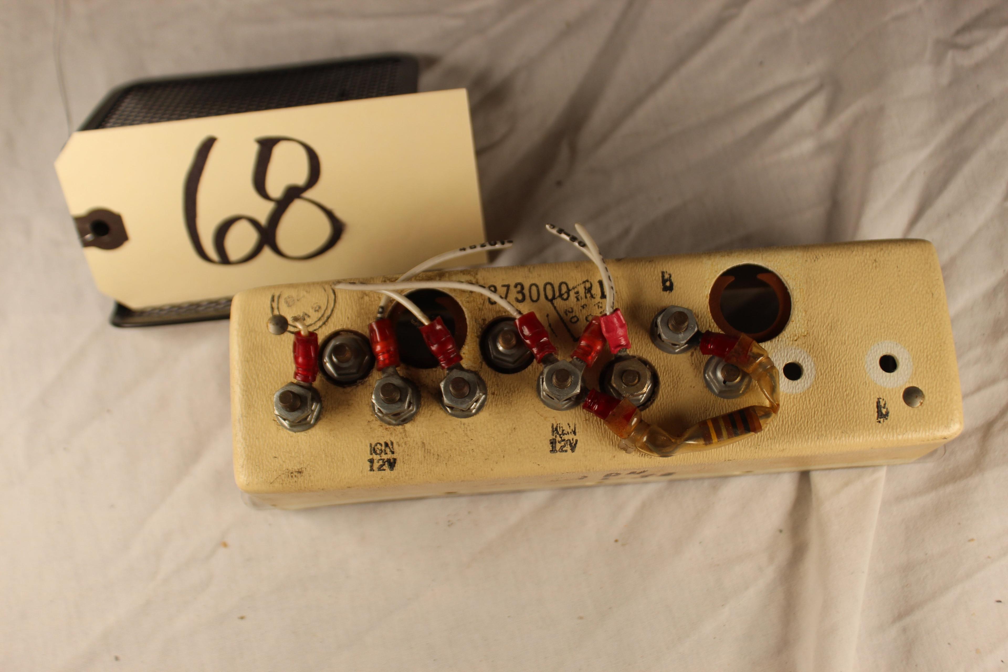 Stewart Warner modular aircraft gauge assembly