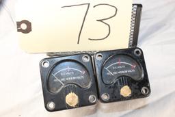 Lot of 2 BF Goodrich prop deicer amps D. C. amperes