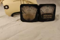Lot of 2 BF Goodrich prop deicer amps D. C. amperes