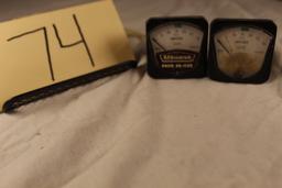 Lot of 2 BF Goodrich prop deicer amps D. C. amperes