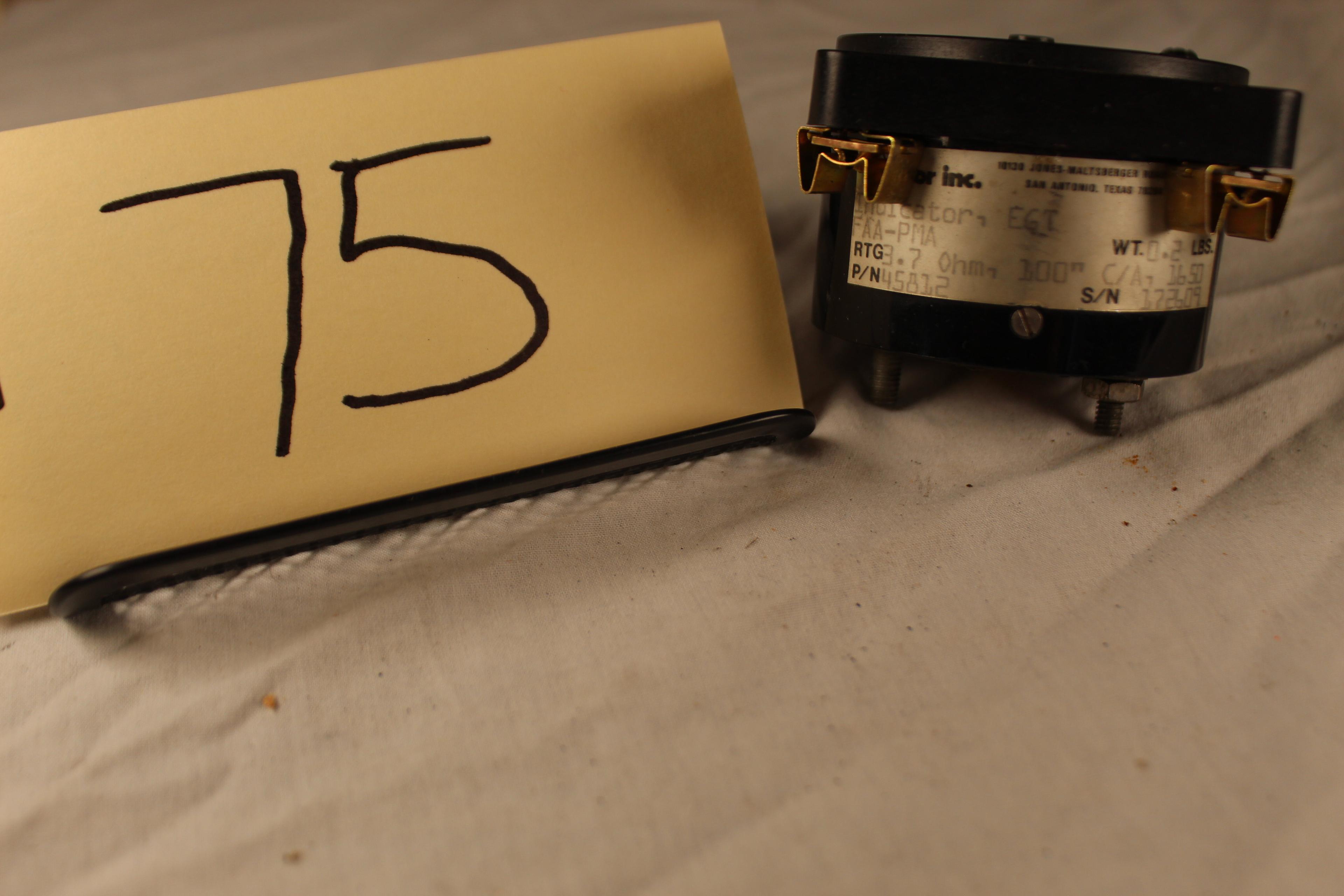 Alcor exhaust gas temperature indicator PN 465-45812