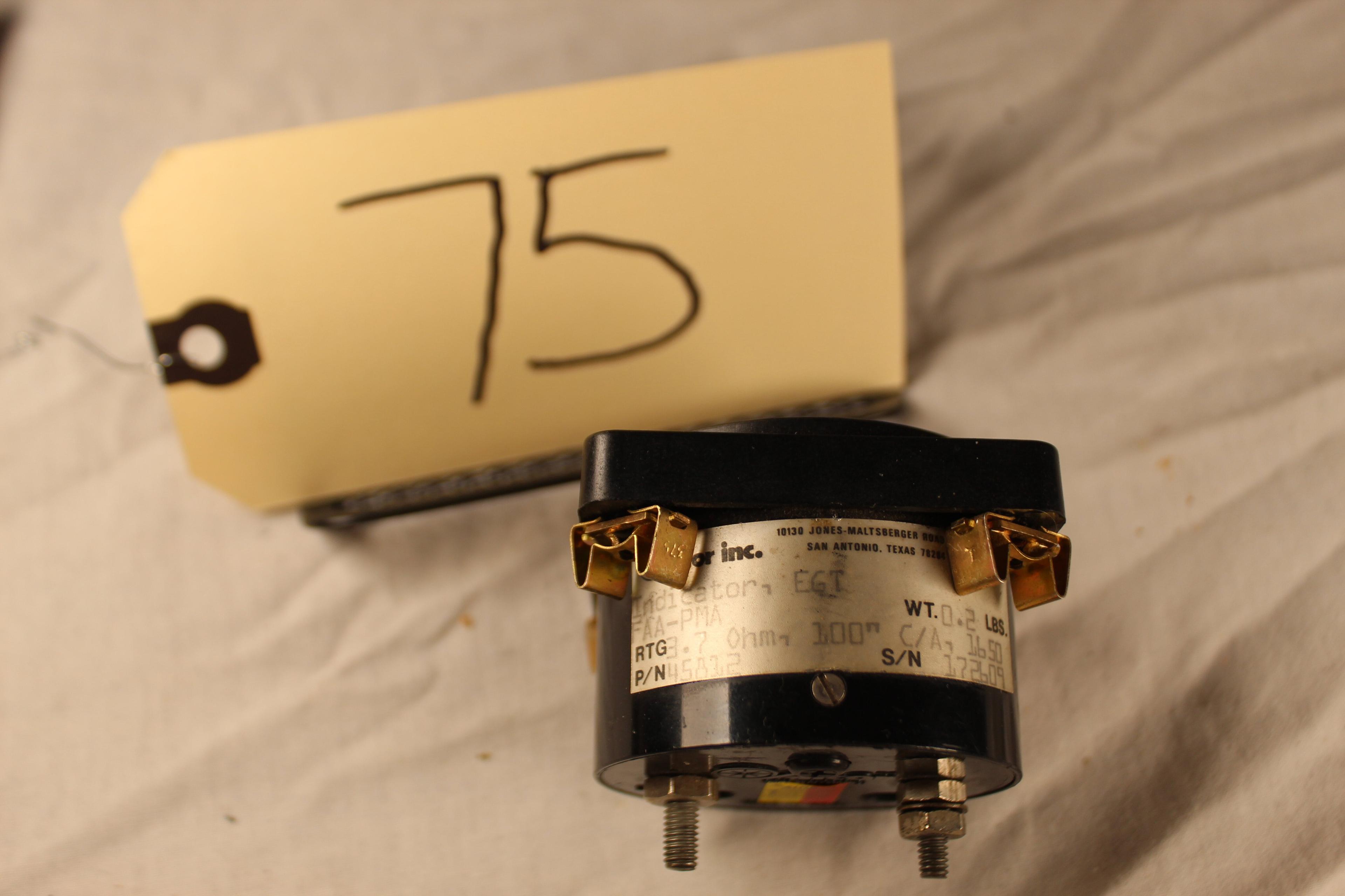 Alcor exhaust gas temperature indicator PN 465-45812