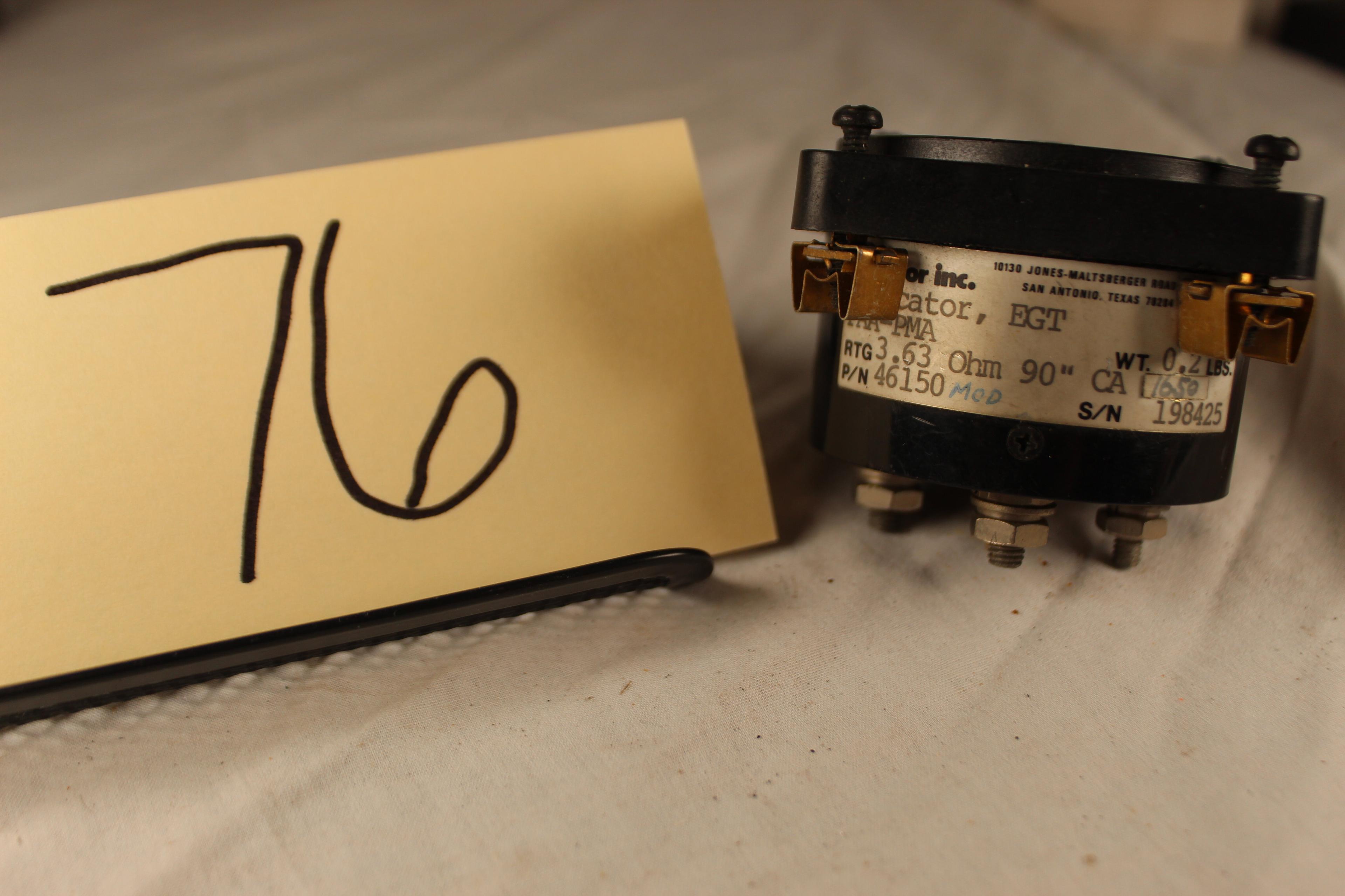 Alcor exhaust gas temperature indicator PN 46150