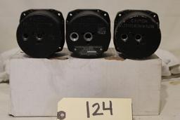 Lot Of 3 Aerosonic Airspeed Indicator Pn S-15-ka